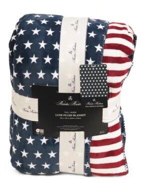 BROOKS BROTHERS stars and stripes blanket